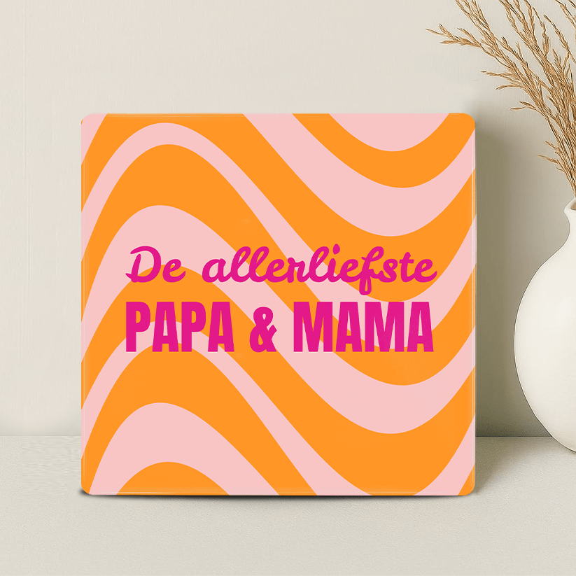 Tegel - De allerliefste papa en mama - Printazzy
