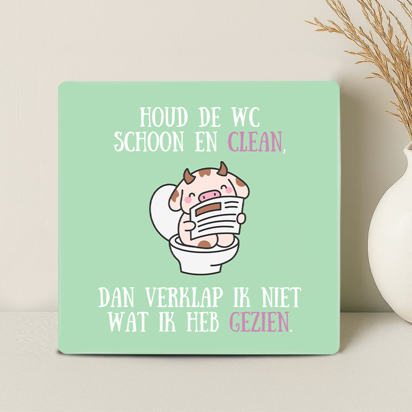 Tegel - Houd de WC Schoon en Clean