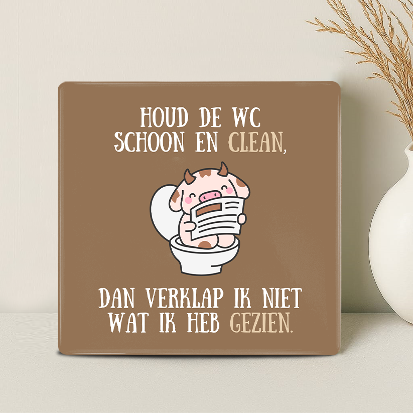 Tegel - Houd de WC Schoon en Clean