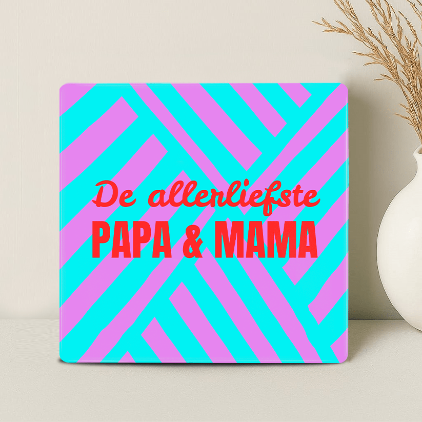 Tegel - De allerliefste papa en mama - Printazzy