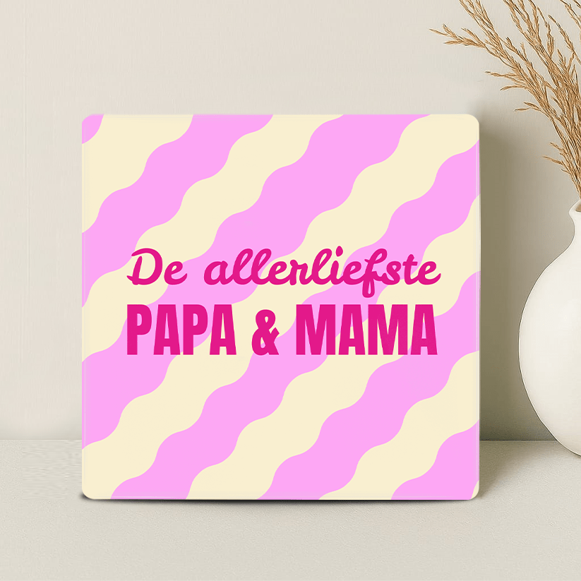 Tegel - De allerliefste papa en mama - Printazzy