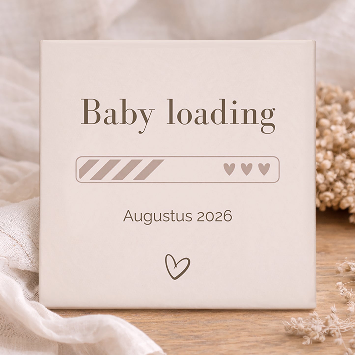 Geboorte Tegel - Gepersonaliseerde Aankondiging Baby Loading