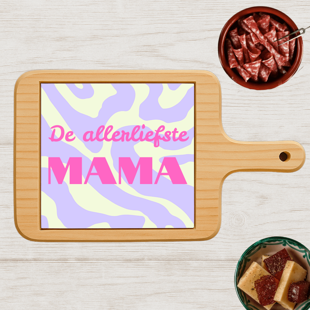 Borrelplank - De Allerliefste Mama - Printazzy