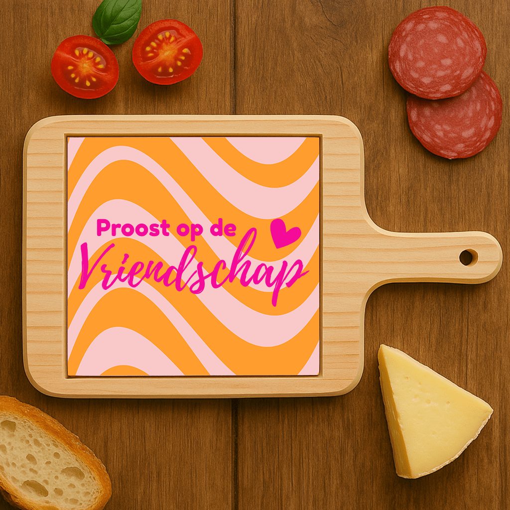 Borrelplank - Proost op de Vriendschap - Printazzy