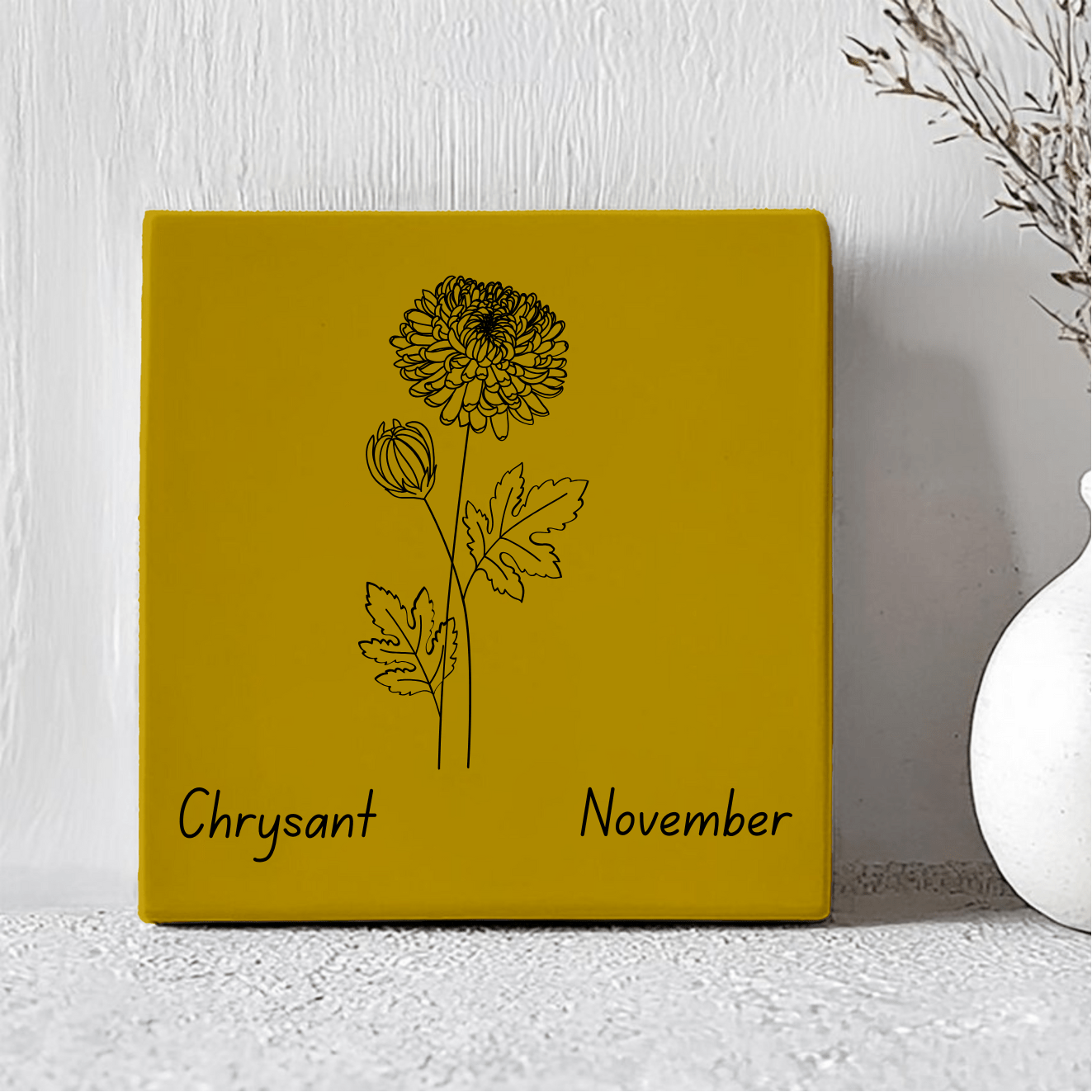 Geboorte Tegel - November Chrysant