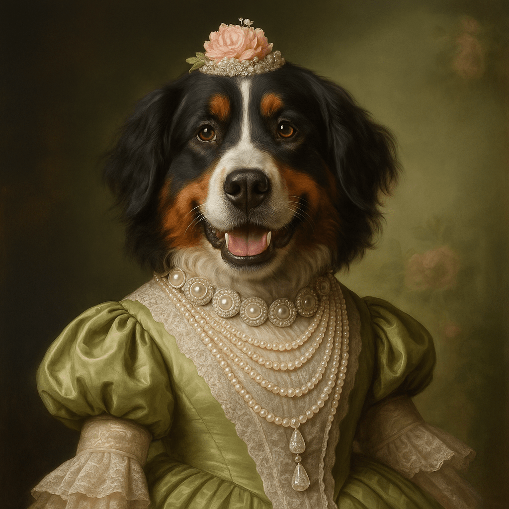 Koninklijk Huisdier Portret - De Vorstin