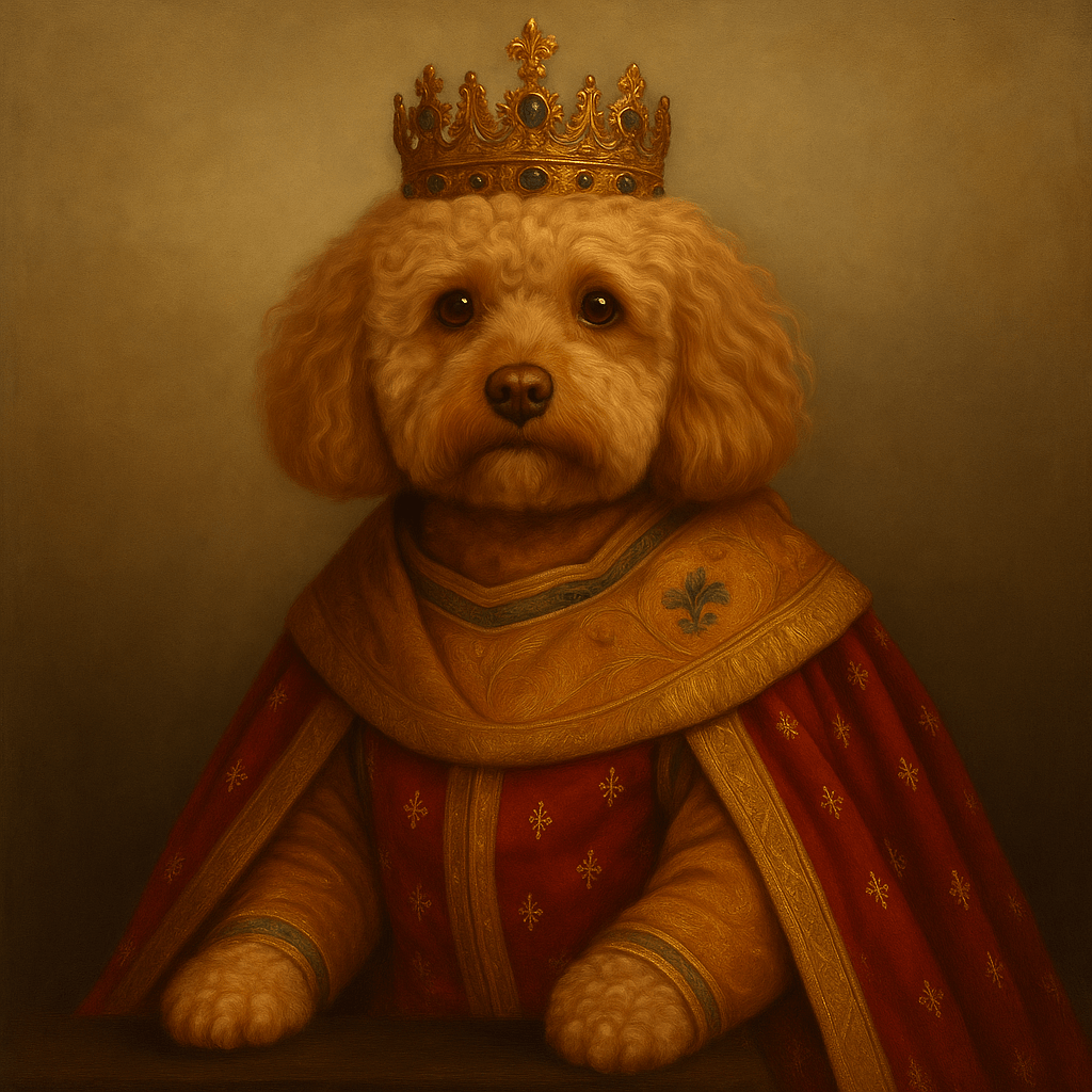 Koninklijk Huisdier Portret - De Monarch