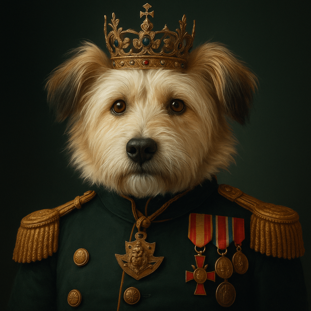 Koninklijk Huisdier Portret - De Vorst