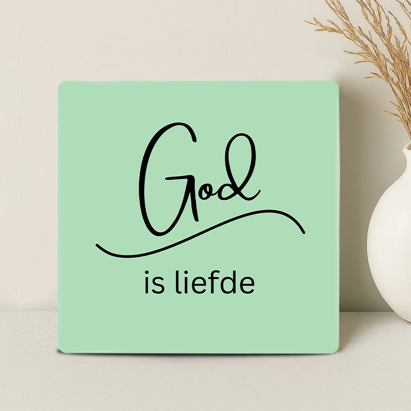 Tegel - God is liefde - Printazzy
