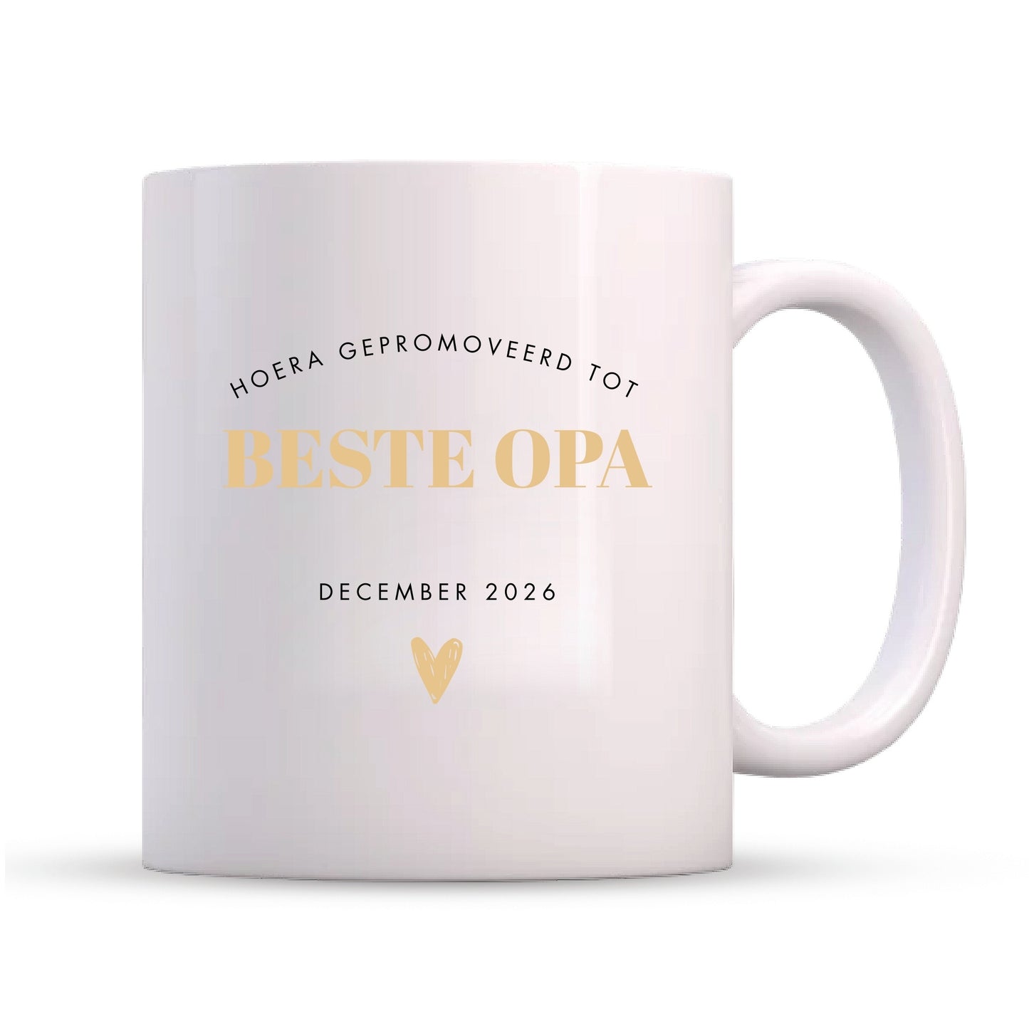 Mok Zwangerschapsaankondiging Opa - Gepromoveerd