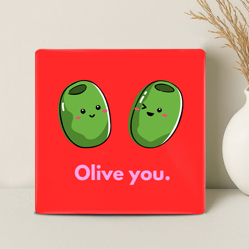 Tegel - Olive you - Printazzy