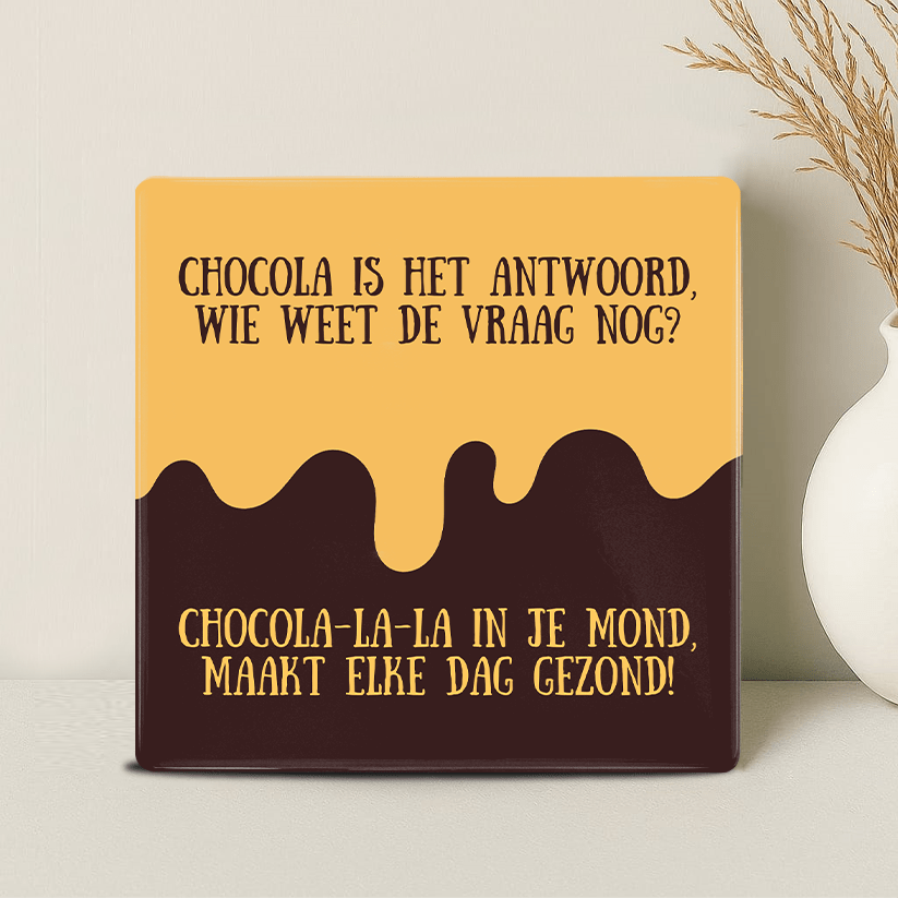 Tegel - Chocola Is Het Antwoord, Weet Iemand De Vraag Nog?