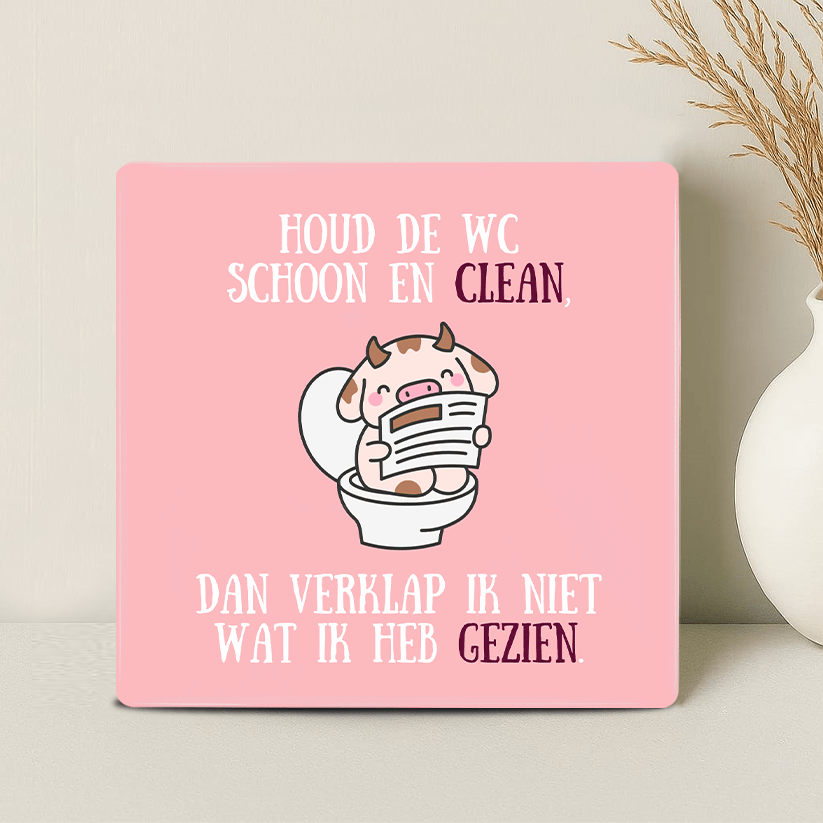 Tegel - Houd de WC Schoon en Clean