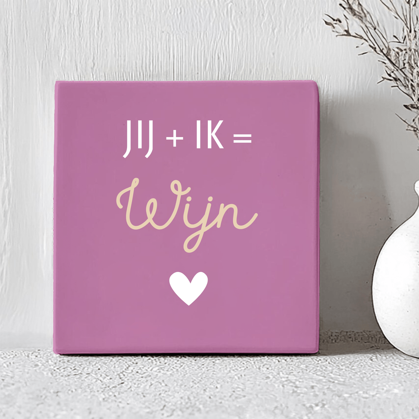 Tegel - Jij + Ik = Wijn