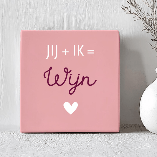 Tegel - Jij + Ik = Wijn