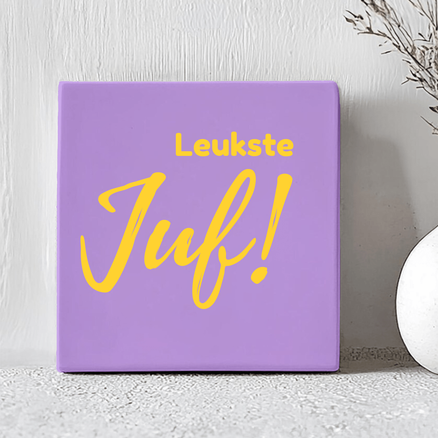 Tegel - Leukste Juf! - Printazzy
