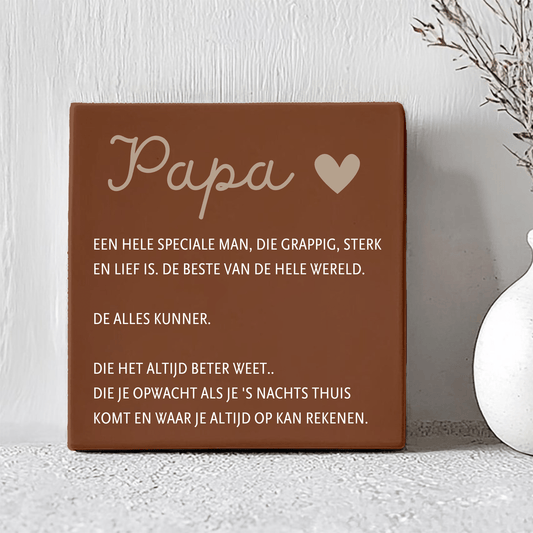 Tegel - Papa definitie