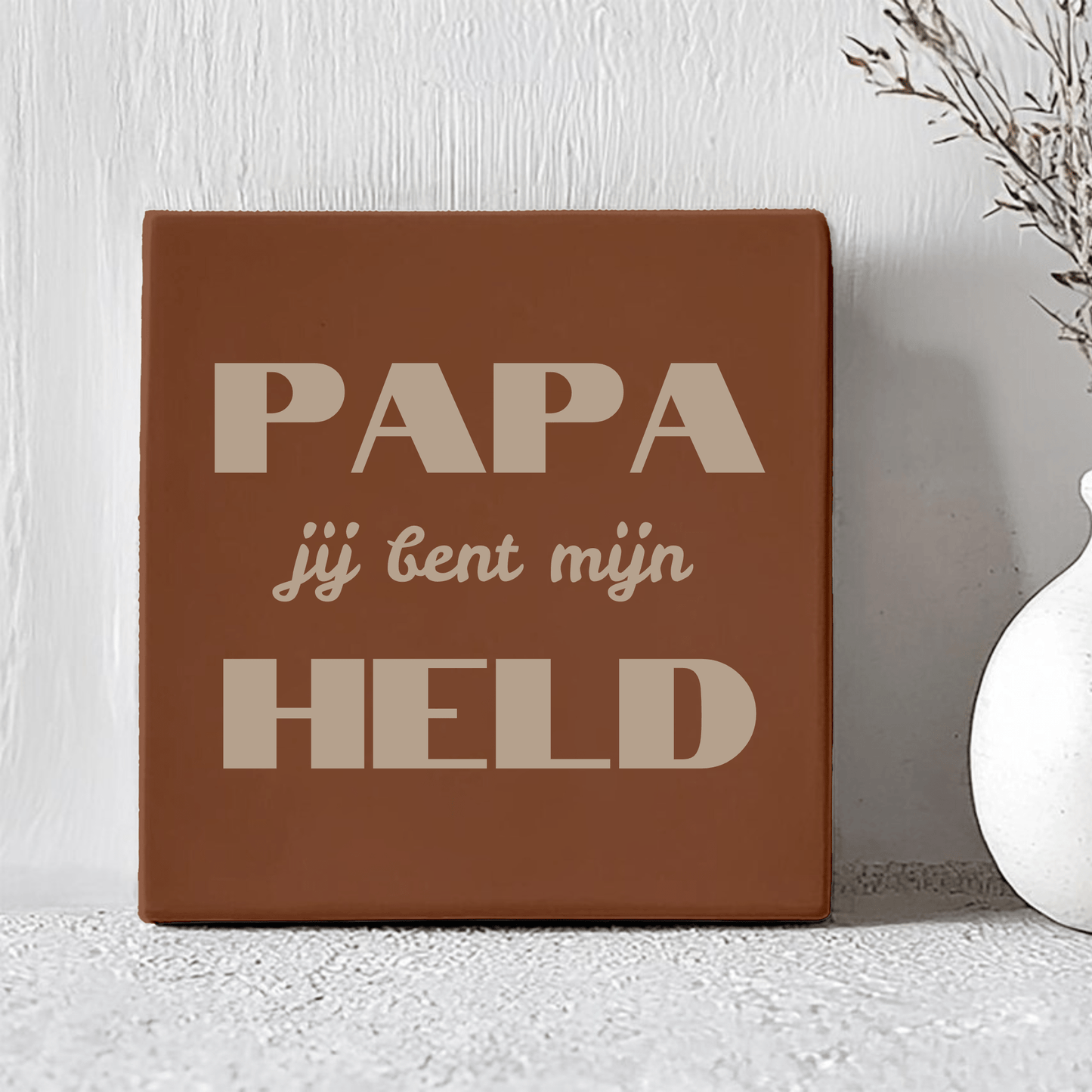 Tegel - Papa jij bent mijn Held - Printazzy