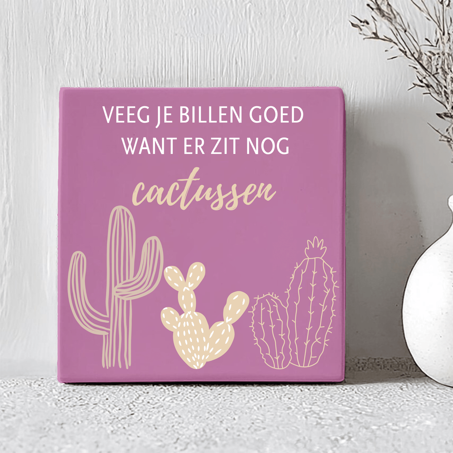 Tegel - Veeg Je Billen Goed Want Er Zit Nog Cactussen