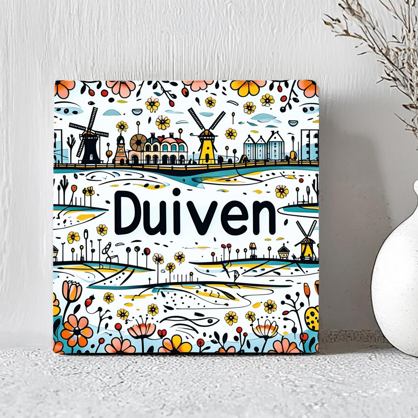 Tegeltje Duiven | Handgetekend Ontwerp