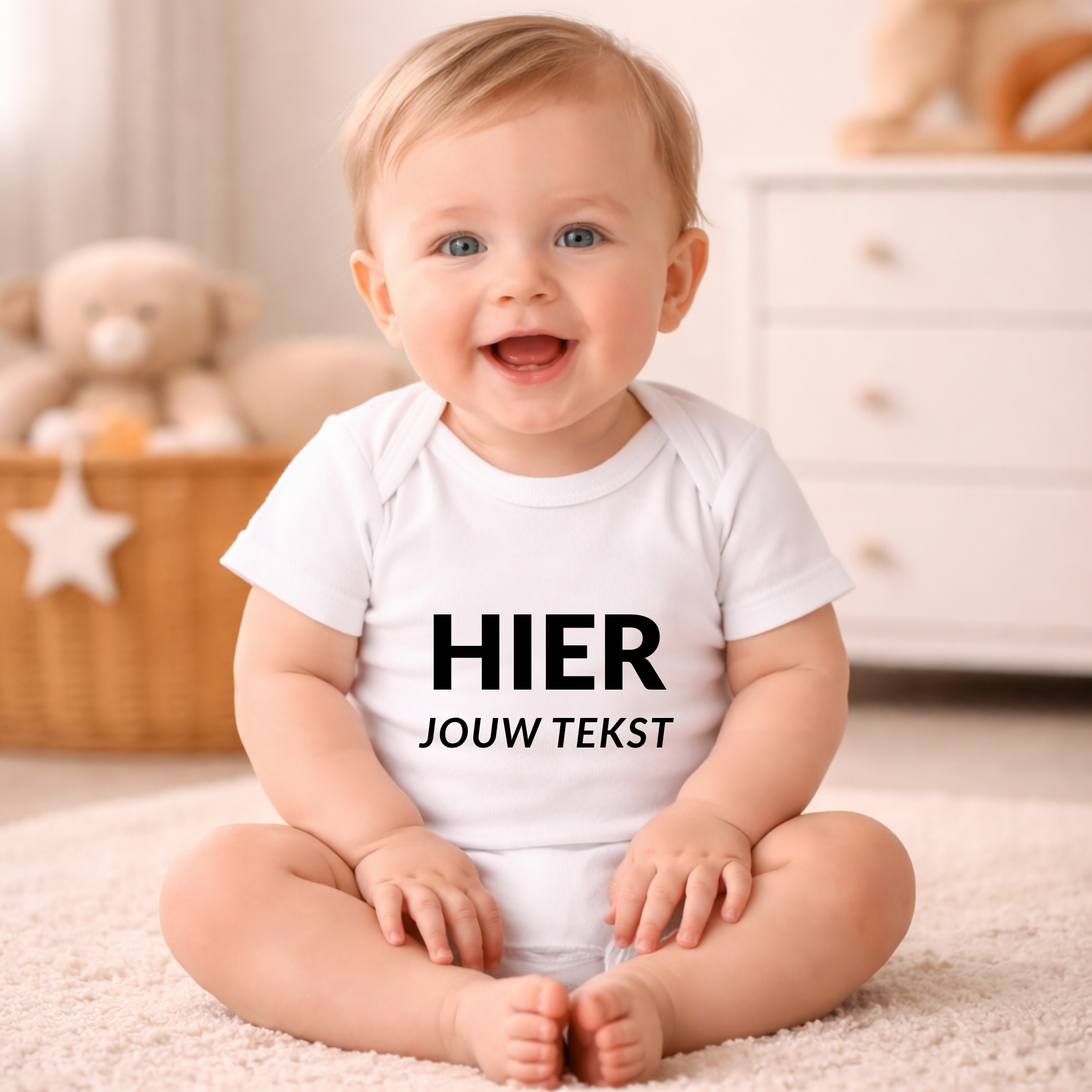 Gepersonaliseerde bedrukte baby rompers met naam | Uniek en origineel