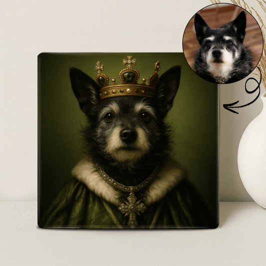Koninklijk Huisdier Portret - Koning Hendrik - Printazzy