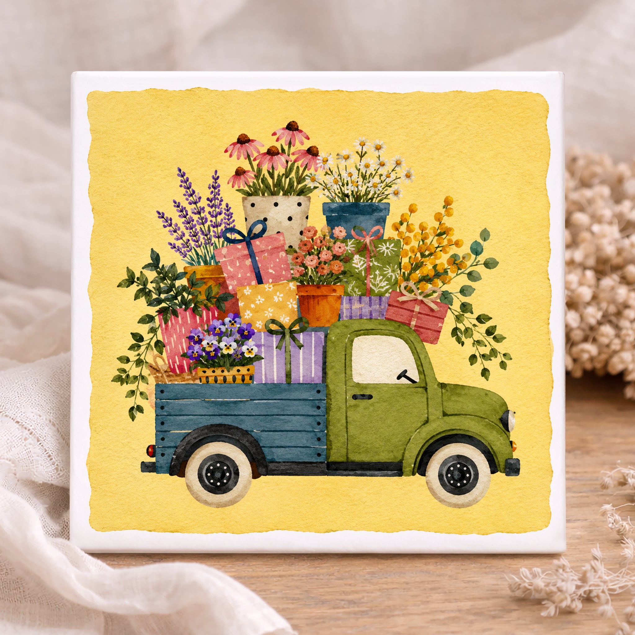 Tegel - Bloemen Cadeaus Vrachtwagen