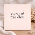 Tegel - Je Bent Goed Zoals Je Bent