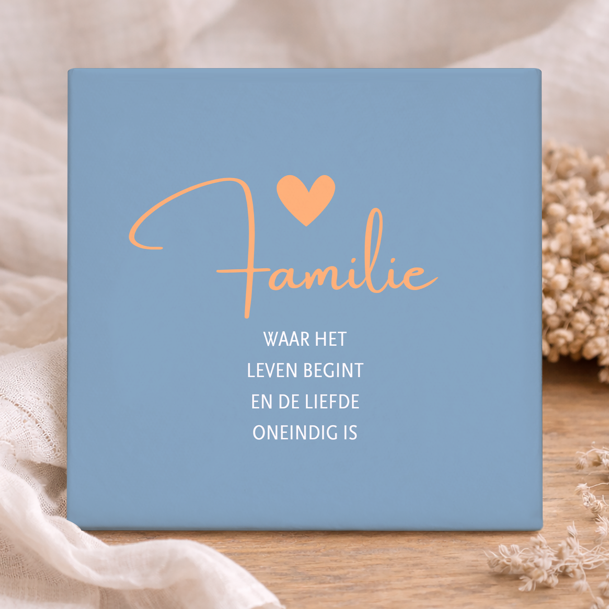Tegel Familie Liefde