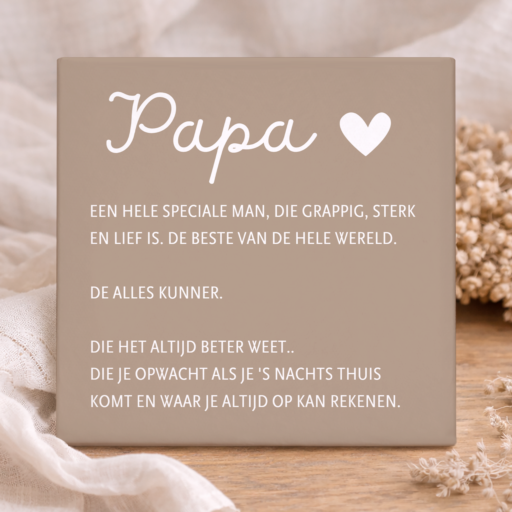 Tegel - Papa definitie