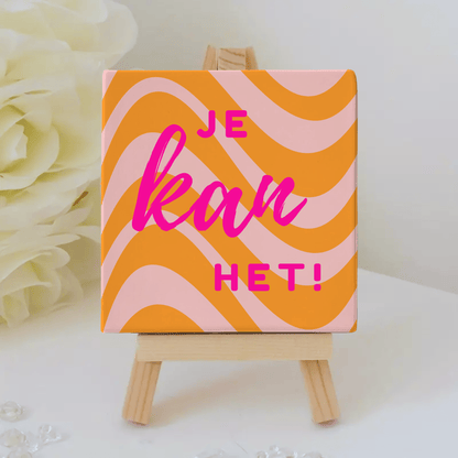 Tegel Houder - Schilders Ezel Hout