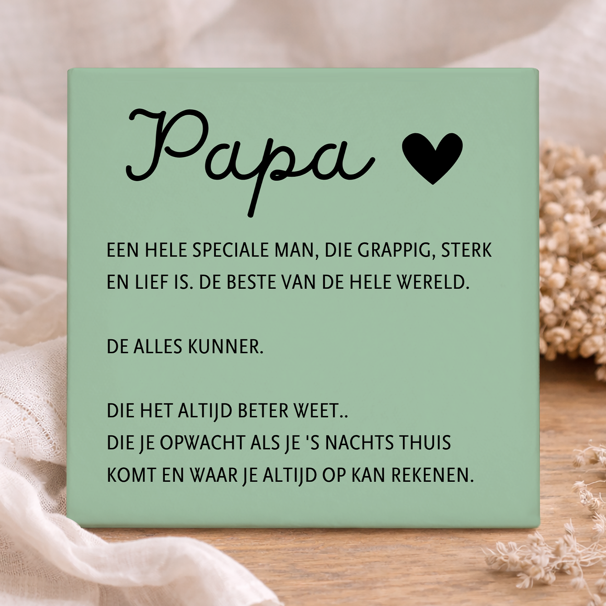 Tegel - Papa definitie