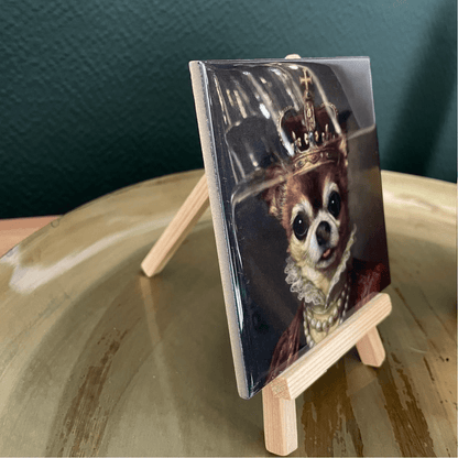Tegel Houder - Schilders Ezel Hout
