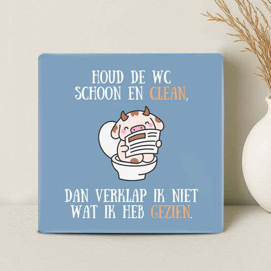 Tegel - Houd de WC Schoon en Clean