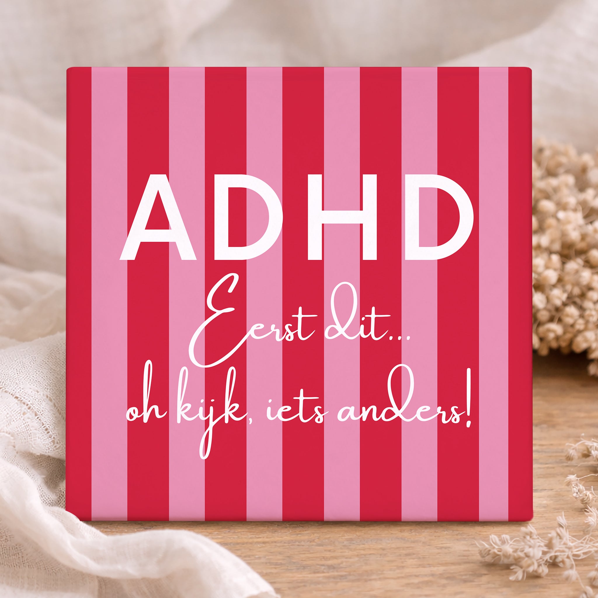 Tegel - ADHD eerst dit… oh kijk, iets anders!