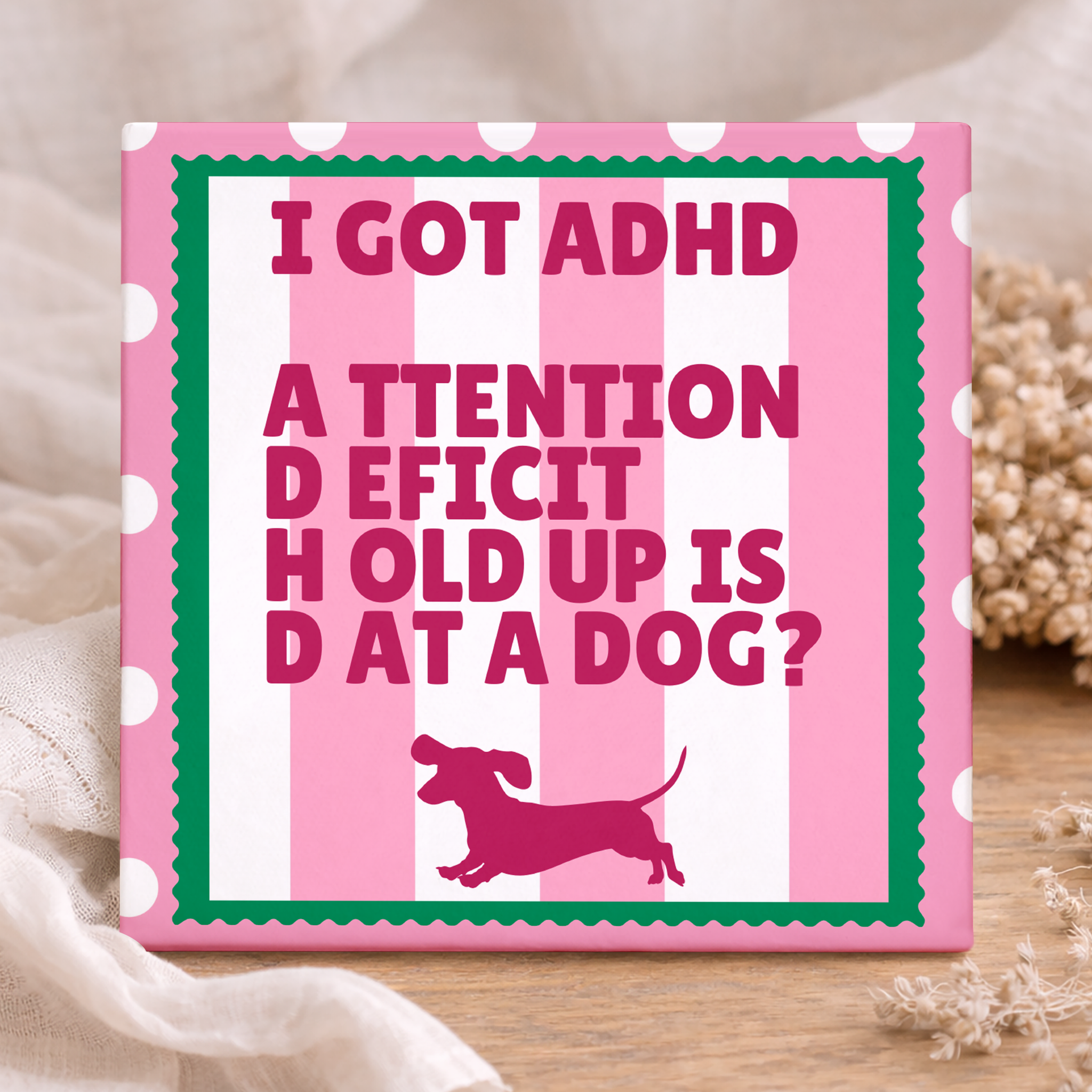 Tegel - ADHD Attention Deficit Hold Up Is Dat A Dog?