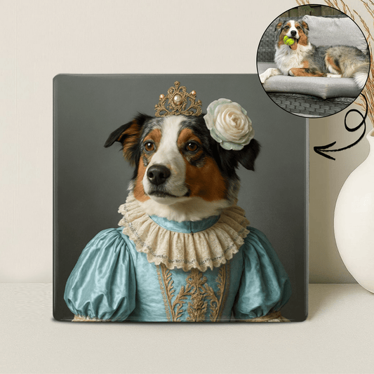 Koninklijk Huisdier Portret - Prinses Luna - Printazzy