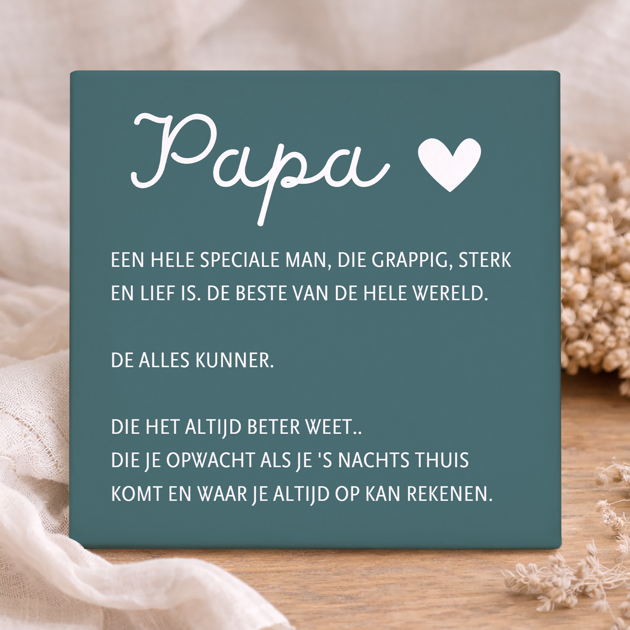 Tegel - Papa definitie