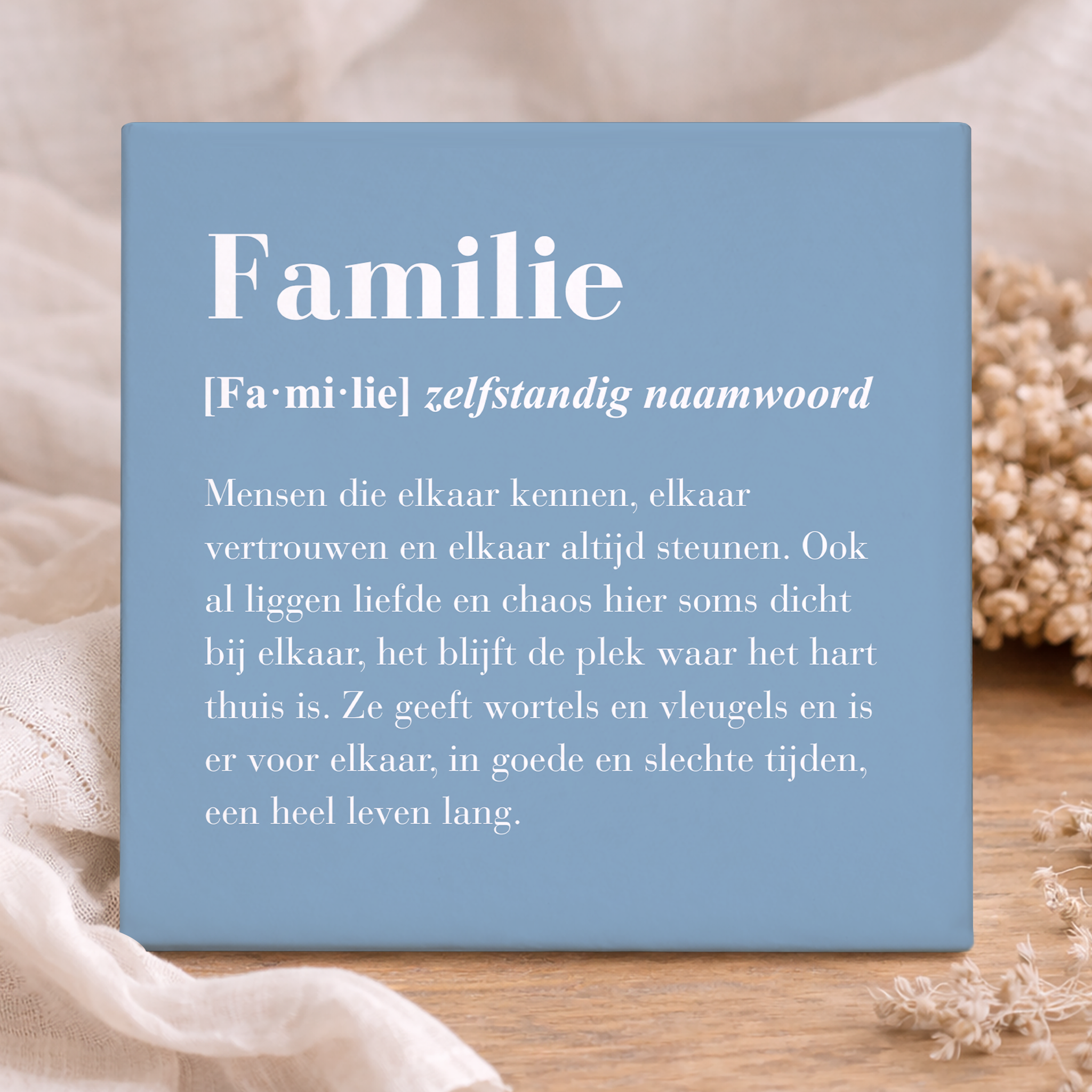Tegel - Familie Definitie