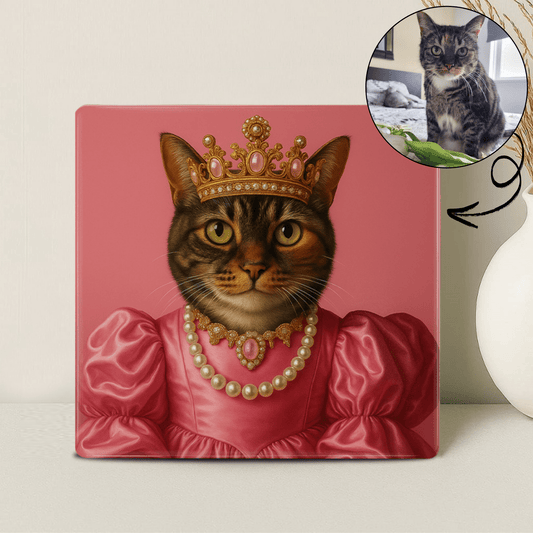 Koninklijk Huisdier Portret - Prinses Arielle - Printazzy