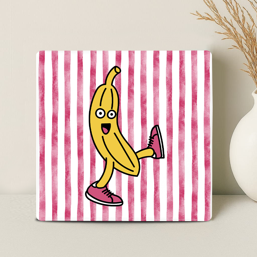 Tegel - Wandelende Banaan