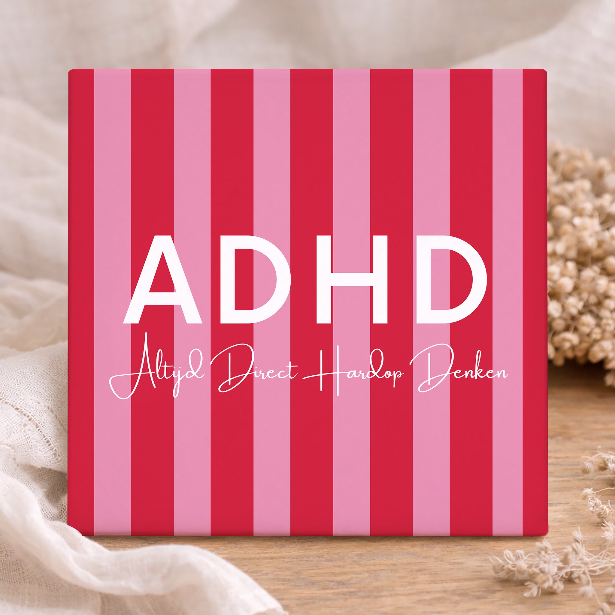 Tegel - ADHD Altijd Direct Hardop Denken
