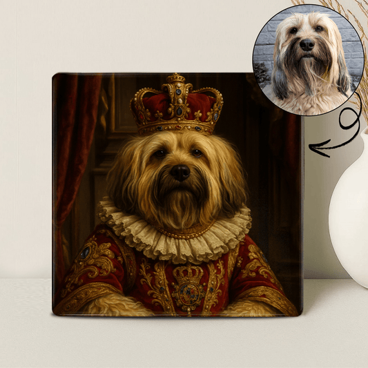 Koninklijk Huisdier Portret - Koning Leopold - Printazzy