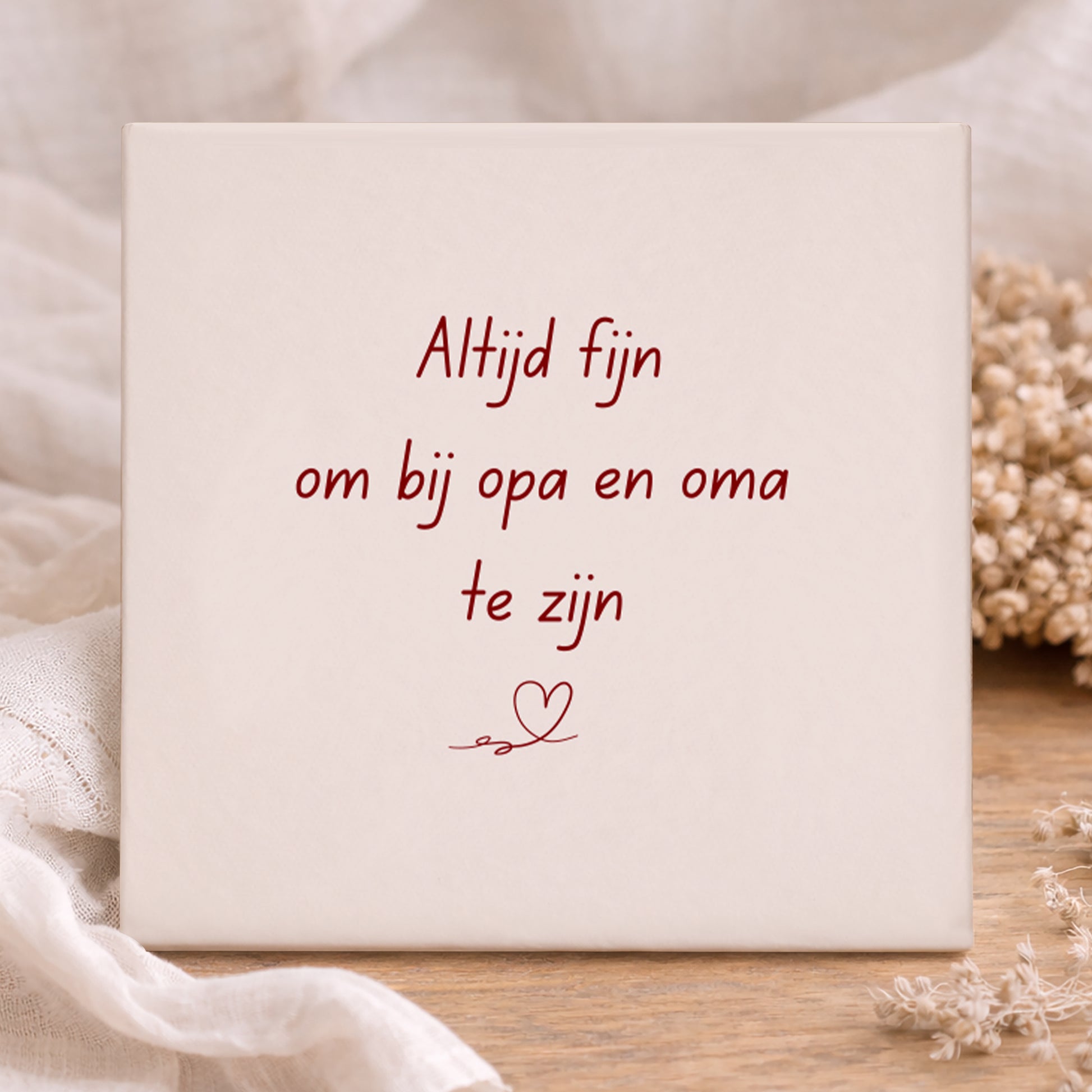 Tegel - Altijd fijn om bij opa en oma te zijn