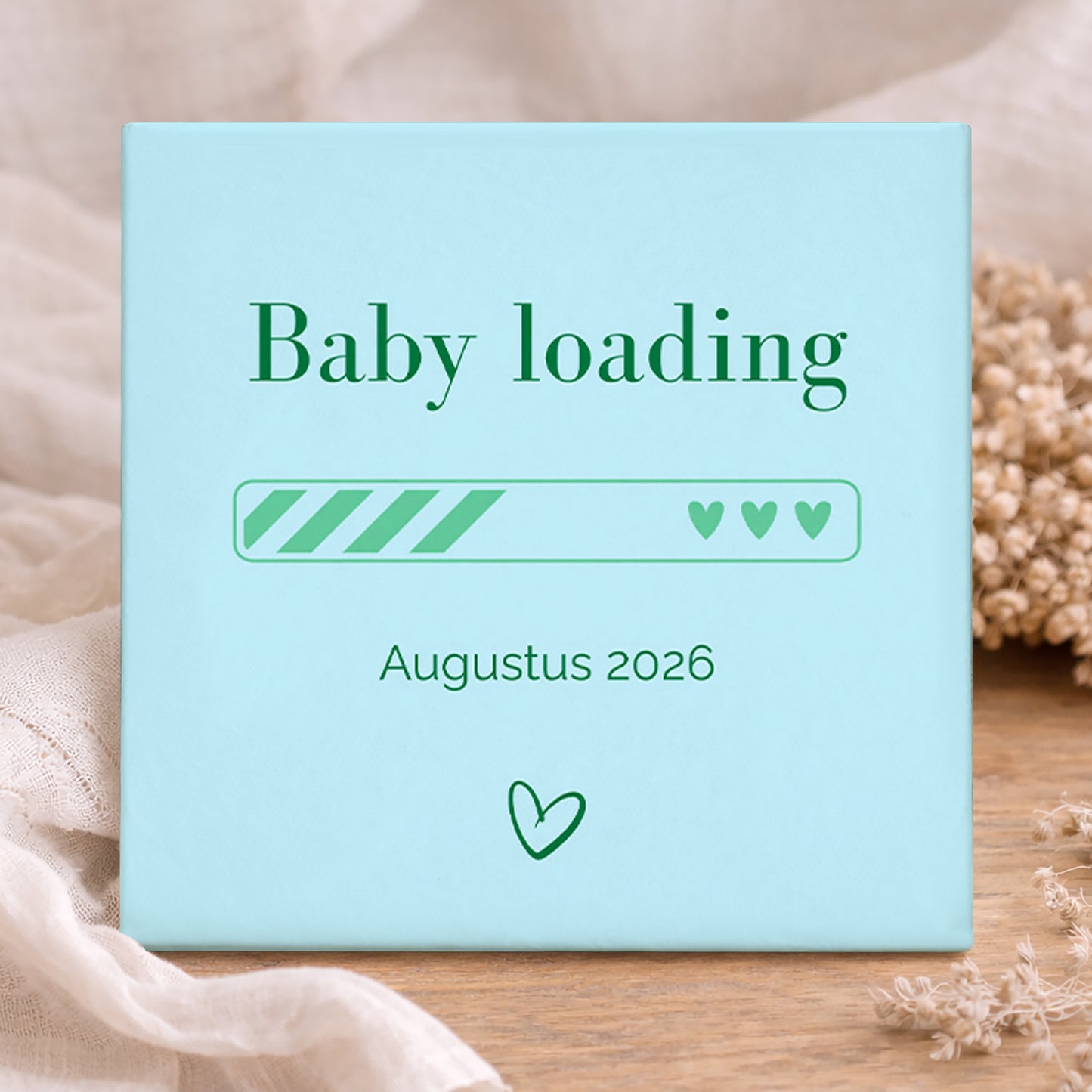 Geboorte Tegel - Gepersonaliseerde Aankondiging Baby Loading