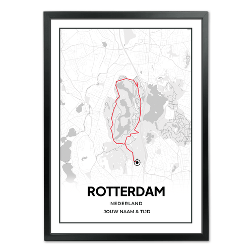 Bijzondere Locatie Poster Love Map Cirkel