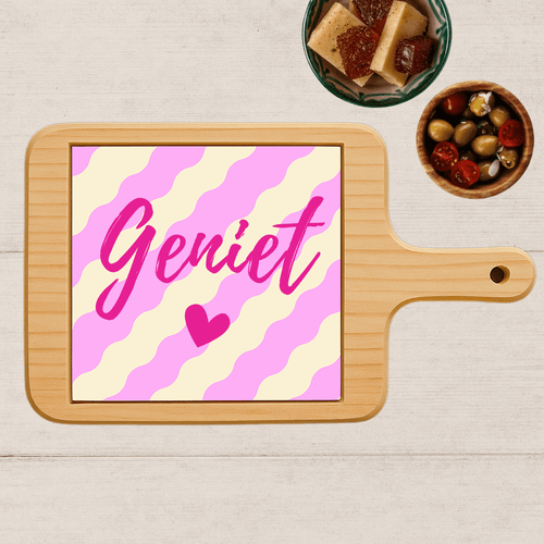 Borrelplank - Geniet - Printazzy
