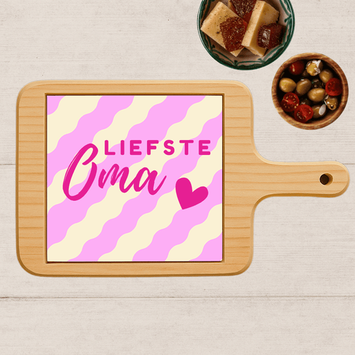 Borrelplank - Liefste Oma - Printazzy
