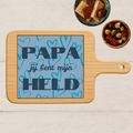 Borrelplank - Papa Jij Bent Mijn Held - Printazzy