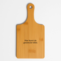 Borrelplank - Personaliseren